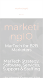 Mobile Screenshot of marketingio.com
