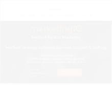 Tablet Screenshot of marketingio.com